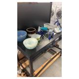 Stone ware Bowls, Pyrex Dish, Pyrex Mixing Bowls,