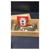 Military items, pictures, hats, postcards, misc