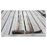 Truper splitting maul and a pick axe