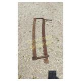 2 - 2 man saw 66". 1 is missing a handle and 1 i