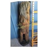 Hand carved wood art