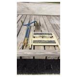 Gold claw and step stool