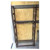 Steel rack with no shelves