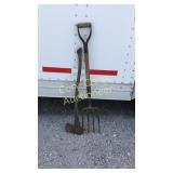 Potato fork and axe