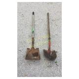 2 shovels