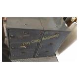 Metal 6 drawer file box