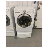 LG Washer Tromm, On Stand With Drawer, Clean