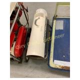 Reddy Heater Bolted to Cart