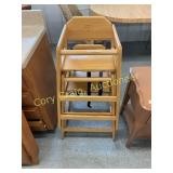 2 Wood High Chairs