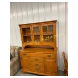 Willett Solid Maple Two Pieces Hutch 52" W x 20" D