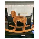 Wood Rocking Horse