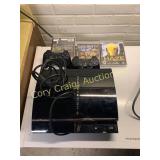 Playstation 3 With 2 Controllers and 3 Games WORKS
