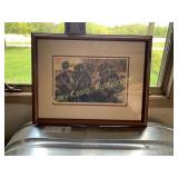 3 Black Labs Print Signed