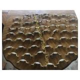 (55) Brass/White Door-Drawer Handles (Sherman)