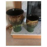Matching pair of old jardenaires ,