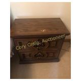 (2) Bassett Night Stands, 25"w, 15"d, 23"t.