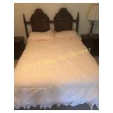 Bassett Full Size Bed, Complete with all bedding.