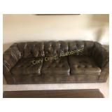 Jamison Leather Match Sofa, 88"L. (Sherman)