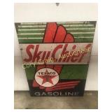 Texaco "Sky Chief" Metal Sign, 30"w, 40"t