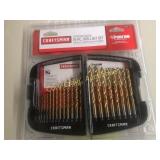 Craftsman 21 pc. Drill Bit Set, Titanium Coated,