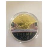 Trump 2020 Coin in plastic case,
