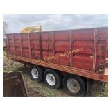 1975 Grosshaul Gooseneck Grain/Dump Trailer,
