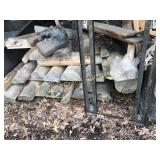 Large selection logs, most are split in 1/2 and
