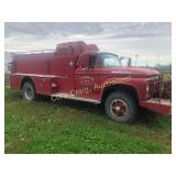 1962 Ford F-850 Super Duty Fire Truck, V-8 Engine,