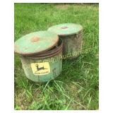 (2) JD tall profile planter boxes,