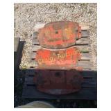 (4) Allis Chalmers weights,