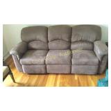 La-Z-Boy Swade Brown Dual Reclining Sofa