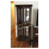 Curio Cabinet 30.5" wide 11" deep 76.5" tall