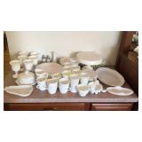 Milk glass. Some pieces Westmoreland