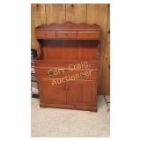 Hard Rock Maple Dry Sink w/ Drawers Above By