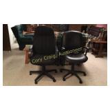 2 computer desk chairs