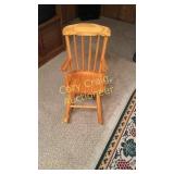 Childs rocker, throw and mirror