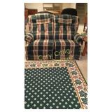 Lazy Boy dual reclining rocking love seat 56" long