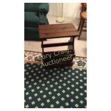 Wooden magazine table 18" wide 12" deep 22.5"