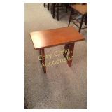 Small end table 22.5" wide 12" deep 19" tall