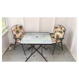 Patio Table Two Chairs
