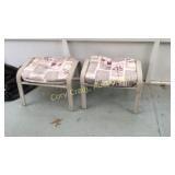 2 Patio Stools