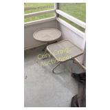 2 Small Patio Tables