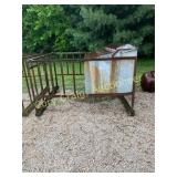 Cattle Feeder 73 1/2" D 74" W 52" T