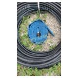 3 Blue Dish Charge Hoses