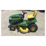 2017 John Deere D140 Ride w/ 48" Deck, Hydrostat,