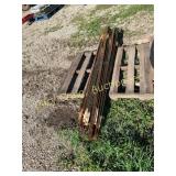 Pallet Of 25 T-Post Location Edinburg IL
