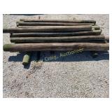 10 Wood Fence Post All Diameters