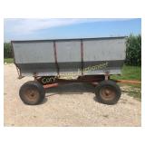 Galvanized Flare Bed Wagon, hydraulic Dump,