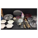 Corning War,  Clear Glass, Utensils, Misc