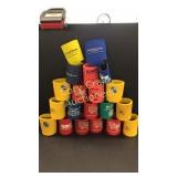 Foam and Cloth Soda and Beer Koozies